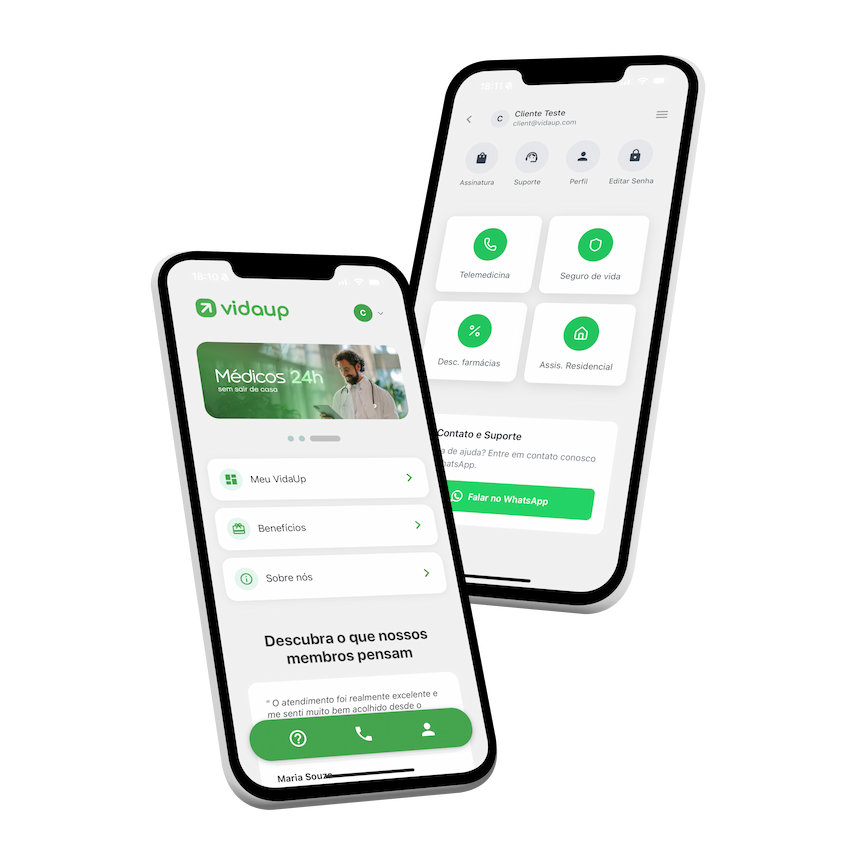 Aplicativo VidaUp - Imagem 1