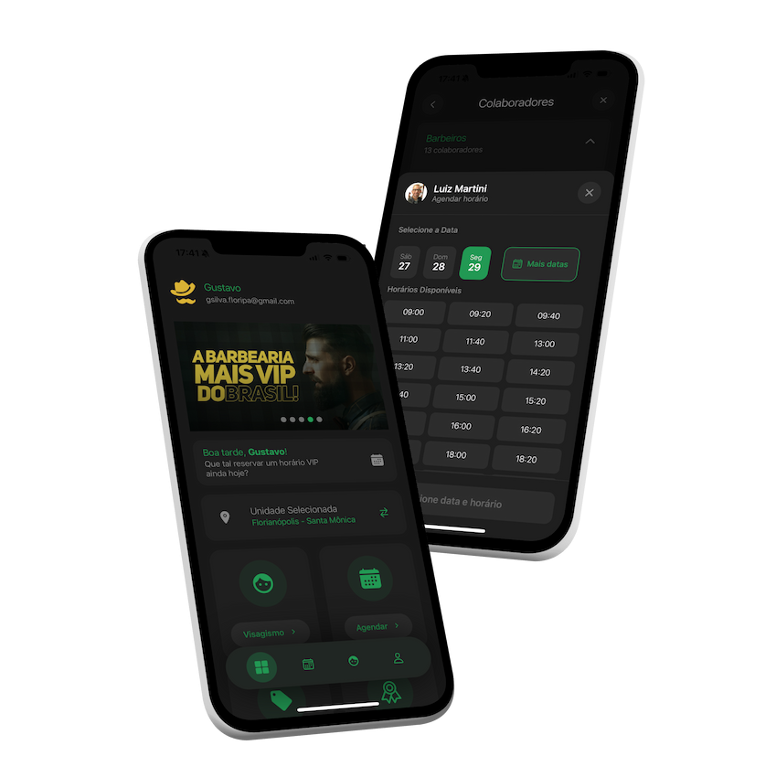 Aplicativo Barbearia VIP - Imagem 1