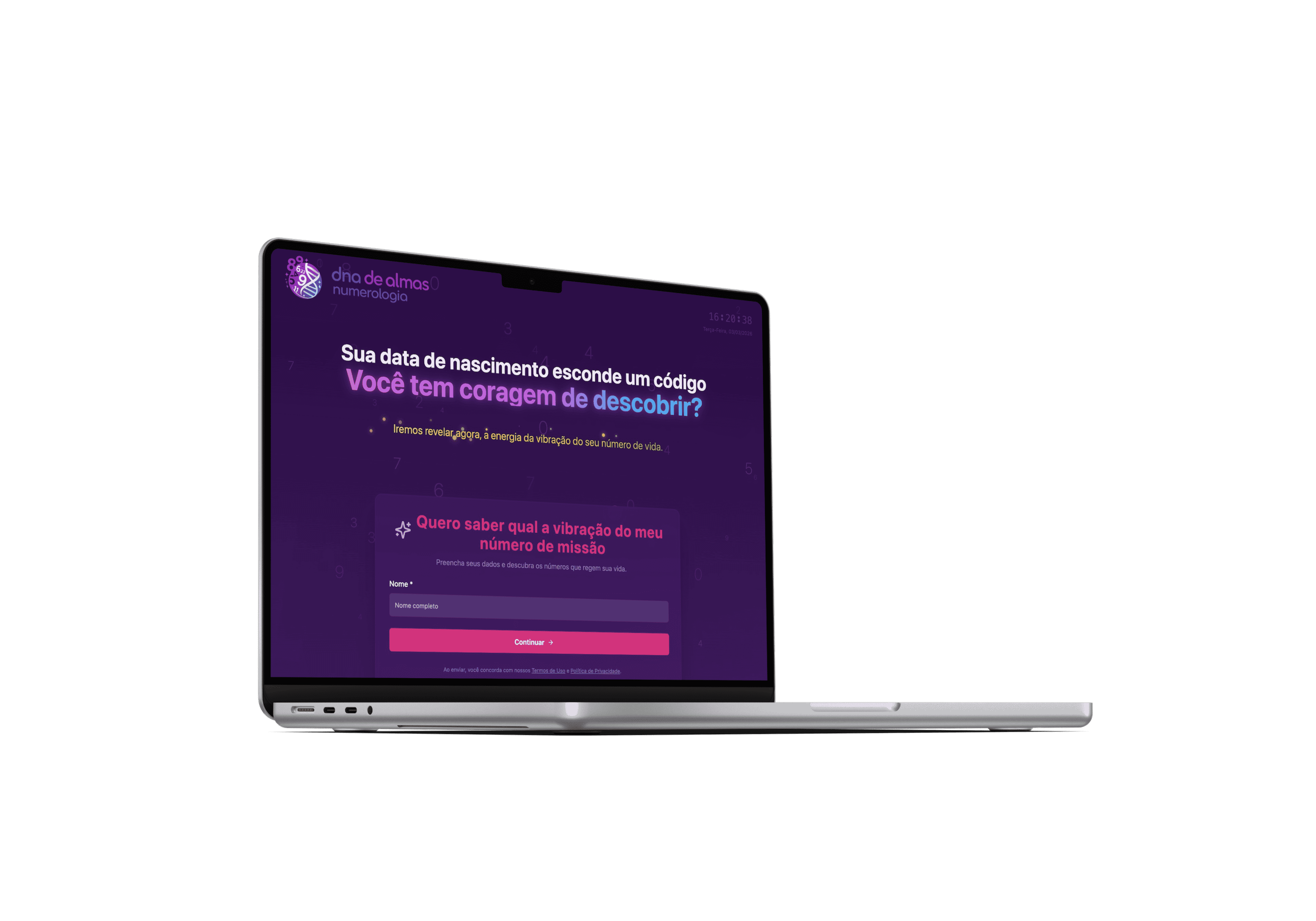 Site DNA de Almas - Imagem 1